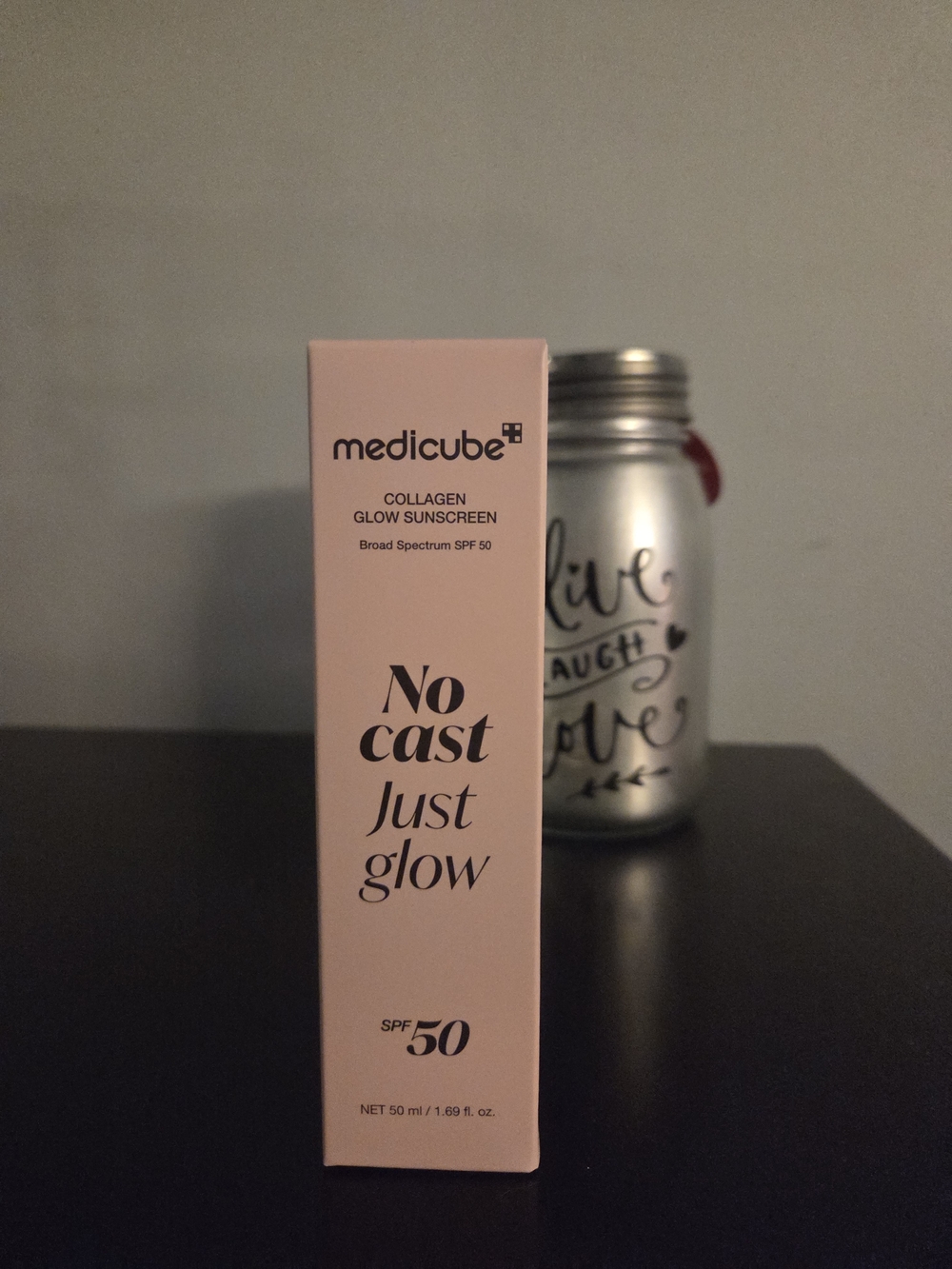 Medicube Collagen Glow Sunscreen SPF 50 — Pink Radiance